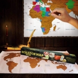 Scratchmap Weltkarte zum Freirubbeln